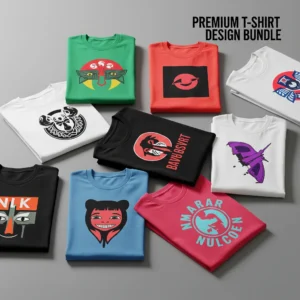 مكتبة تصاميم التيشيرتات الفاخرة (1500+ تصميم حصري)